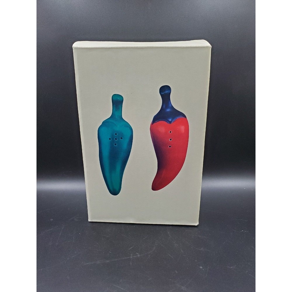 New In Box Red And Green Chili Pepper Salt And Pepper Shakers Unbranded Ceramic